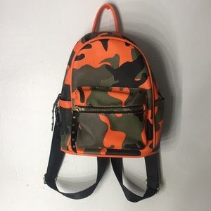 Orange Army Backpack 🧡🖤✨